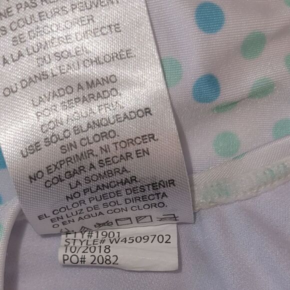 NWOT Wetsuit Club Polkadot Pink Flamingo Girl Swimwear Swimsuit Bathing Suit 18M - Picture 8 of 8